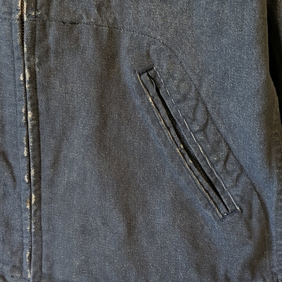 Vintage 60s work wear denim cropped jacket - Picture 3 of 11